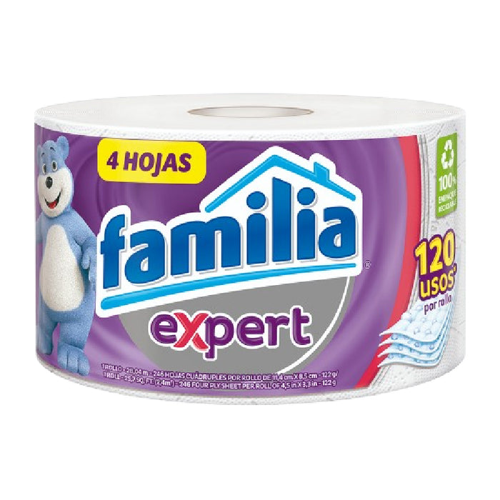 PAPEL HIG FAMILIA EXPERT 4 HOJAS