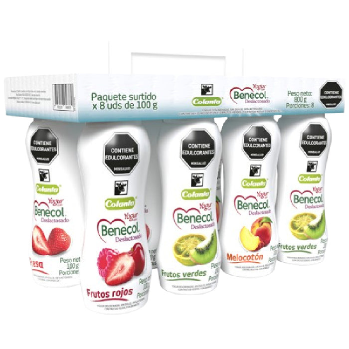 YOGURT COLANTA 8U 800G BENECOL DESLACTO