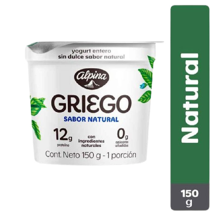 YOGURT GRIEGO ALPINA 150G NATURAL