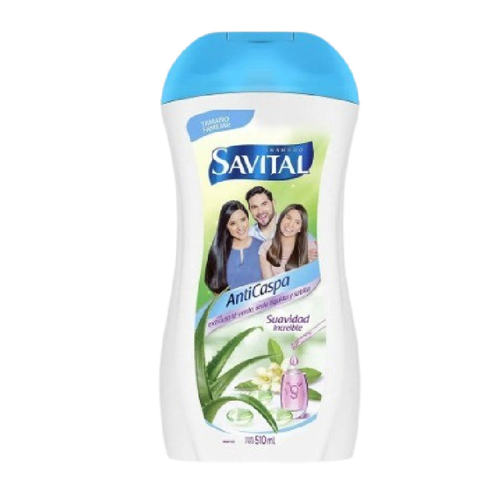 SHAMPOO SAVITAL 2U 510ML ANTICAS TE/SEDA