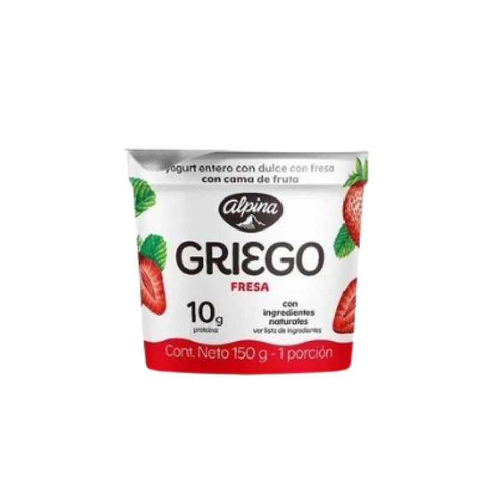 YOGURT GRIEGO ALPINA 150G FRESA