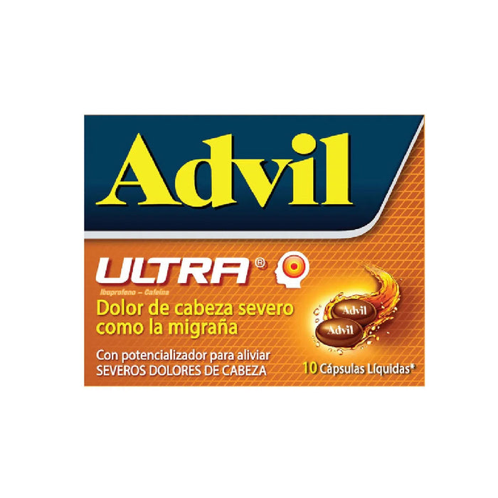 ADVIL ULTRA X 10 CAPSULAS