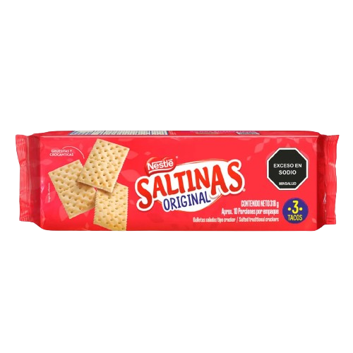 GALLETA SALTINAS 318G 3 TACOS