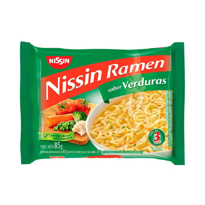 SOPA NISSIN RAMEN 85G VERDURA