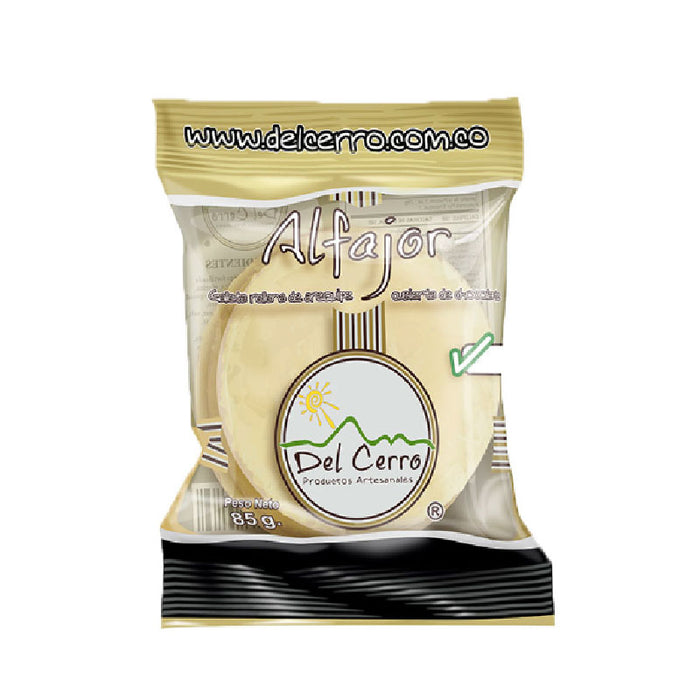 ALFAJORES DEL CERRO 85G BLANCO