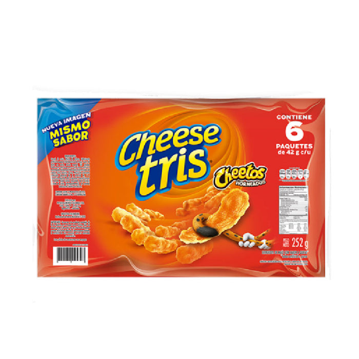 CHEESE TRIS QUESO 6U 252G