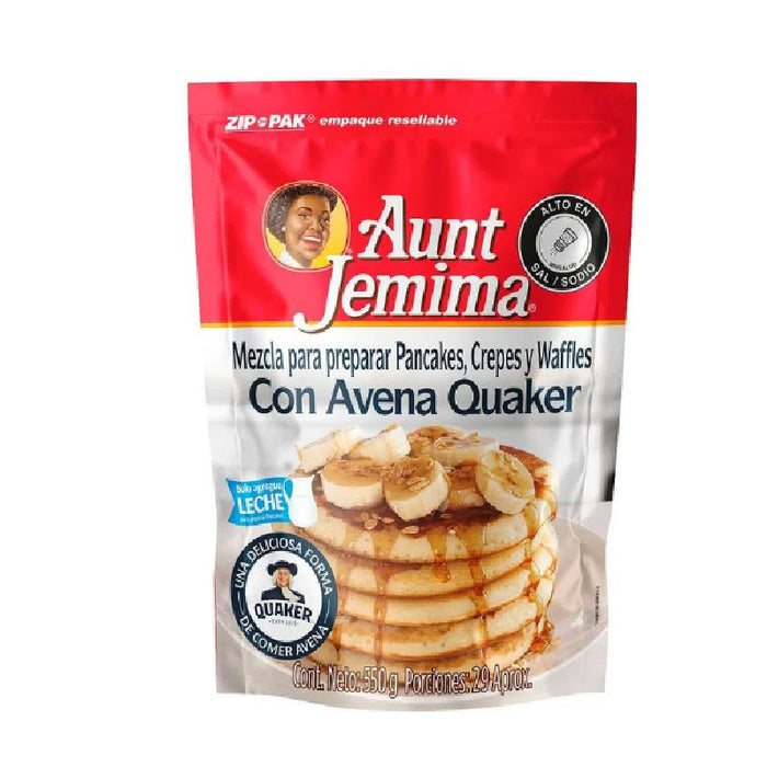 MEZCLA PANCAKES AUNT JEMIMA 550G AVENA