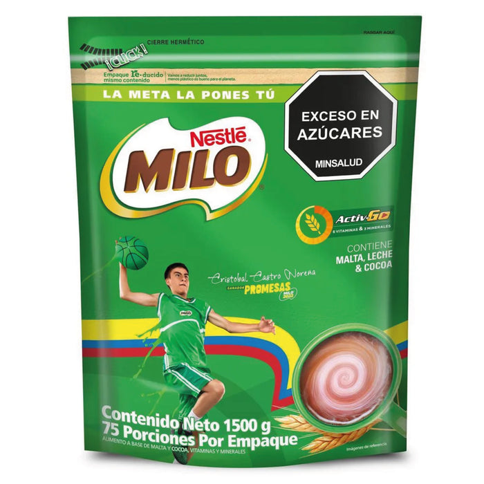 MILO NESTLE 1500G ACTIVGO DOY PACK