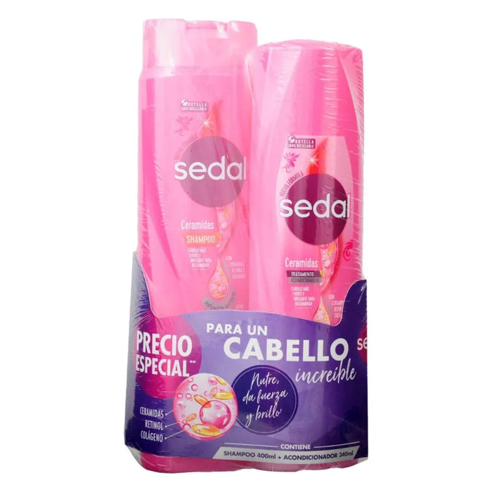 SHAMPOO SEDAL 400ML+ACOND 340ML CERAMIDA