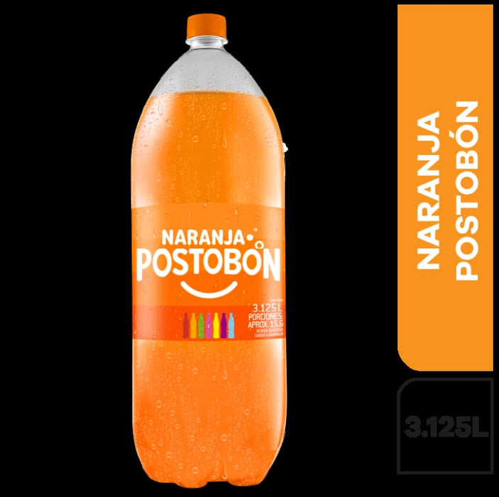 GASEOSA POSTOBON 3.125L NARANJA