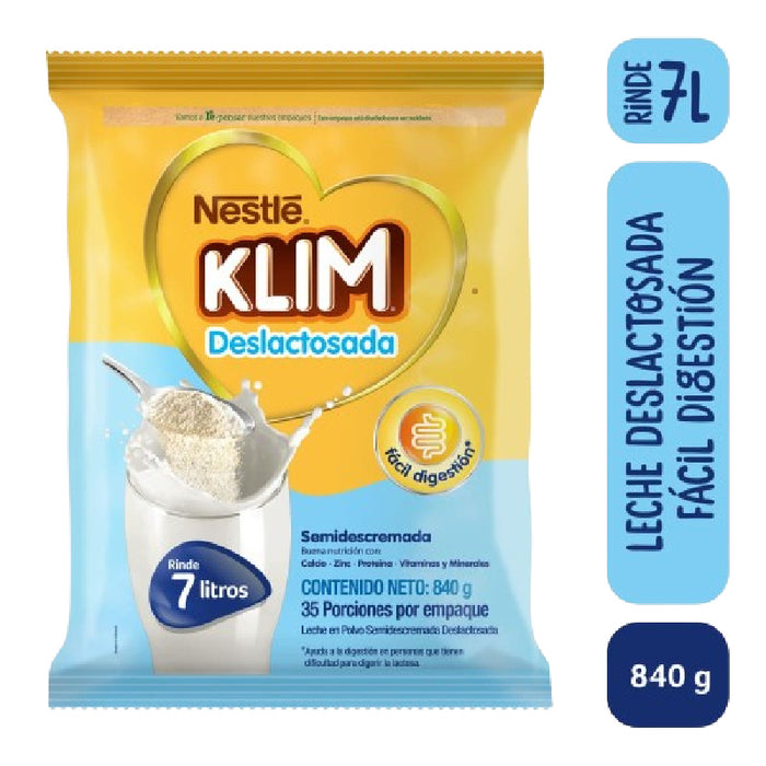 LECHE KLIM 840G DESLACTOSADA