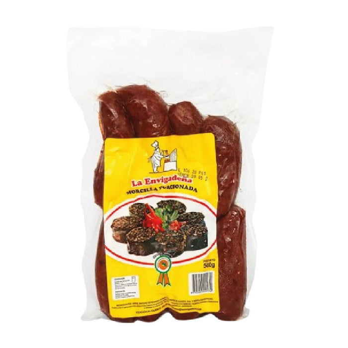 MORCILLA ENVIGADENA 500G PORCIONADA