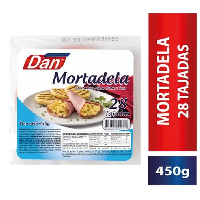 MORTADELA DAN 450G 28 TAJADAS