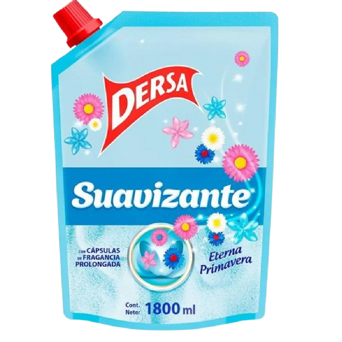 SUAVIZANTE DERSA EPRIMAVERA 1800ML DOY PACK