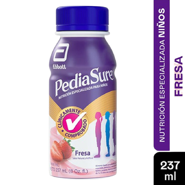 PEDIASURE BOTELLA 237ML FRESA