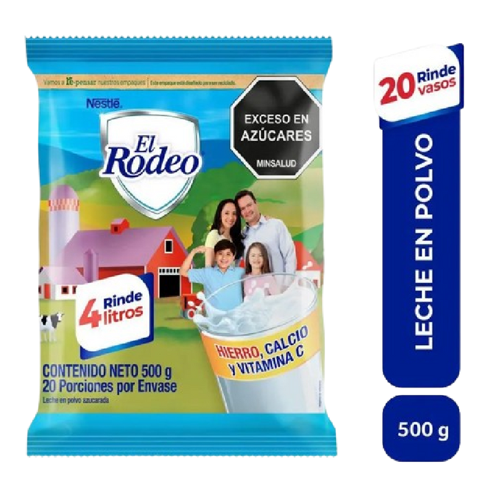 LECHE EL RODEO 500G POLVO