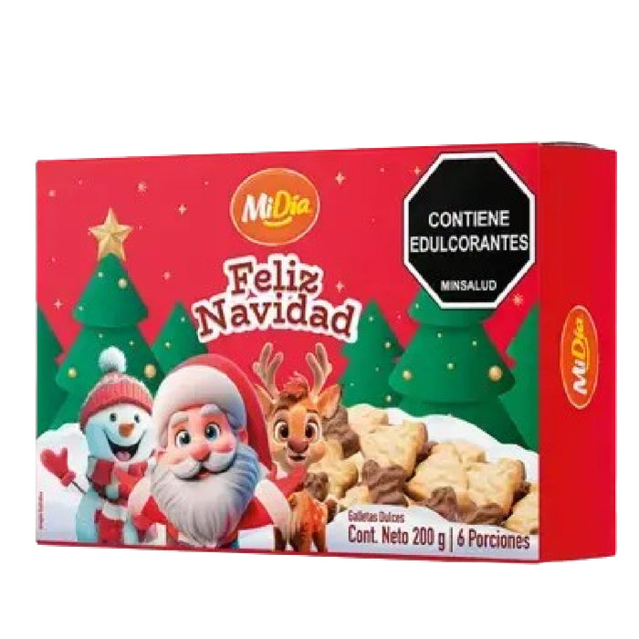 GALLETA NAVIDAD MI DIA 200G CAJA SURTIDA