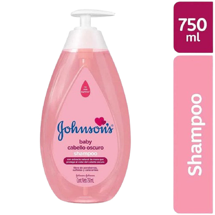 SHAMPOO J&J 400ML BABY CABELLO OSCURO