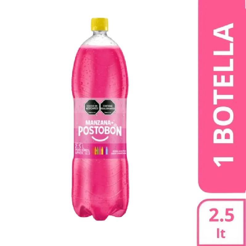 GASEOSA POSTOBON 2.5L MANZANA — Supermercados Supervaquita