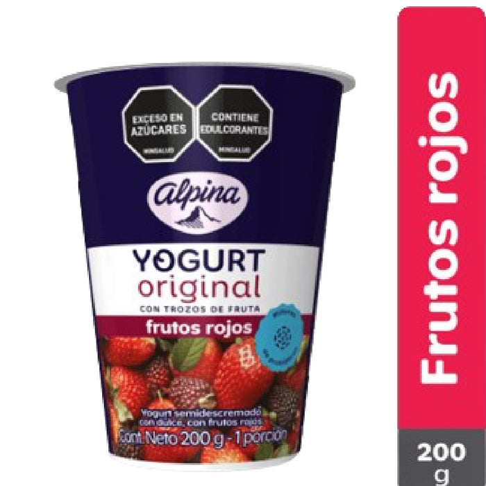 YOGURT ALPINA 200G FRUTOS ROJOS