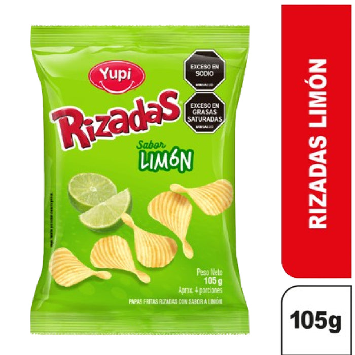 PAPA RIZADA 105G LIMON