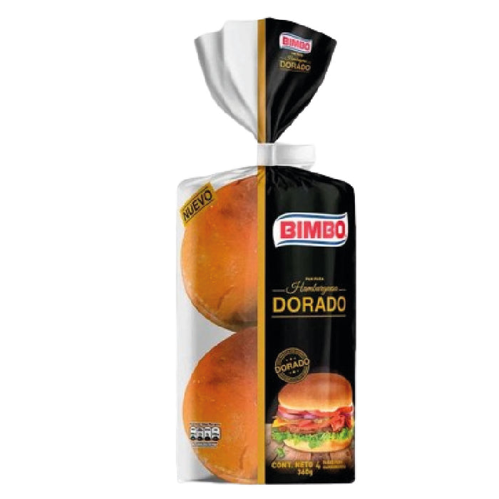 PAN HAMBURGUESA BIMBO 4U 360G DORADO