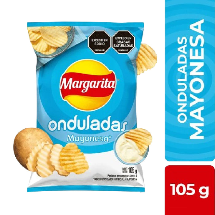 PAPA MARGARITA 105G ONDULADAS MAYONESA FAMILIA