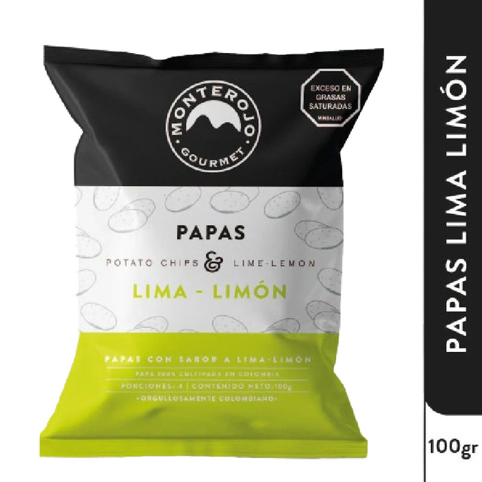 PAPAS MONTE ROJO 100G LIMA LIMON