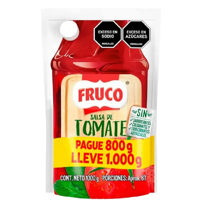 SALSA TOMATE FRUCO P 800G LL 1000G