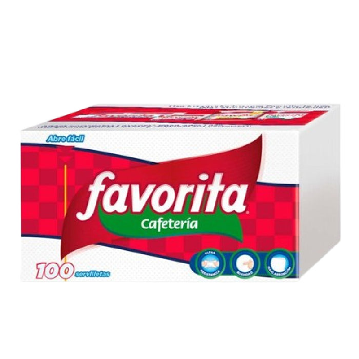 SERVILLETA FAVORITA 100U CAFETERIA