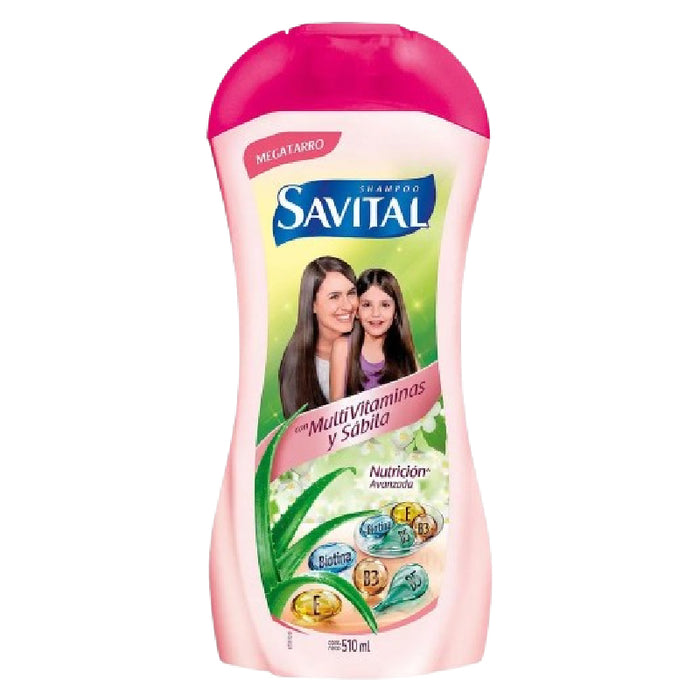 SHAMPOO SAVITAL 510ML MULTIVITAMINAS