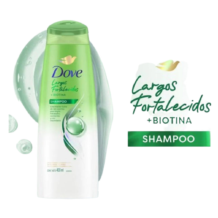 SHAMPOO DOVE 400ML LARGOS FORTALECIDOS