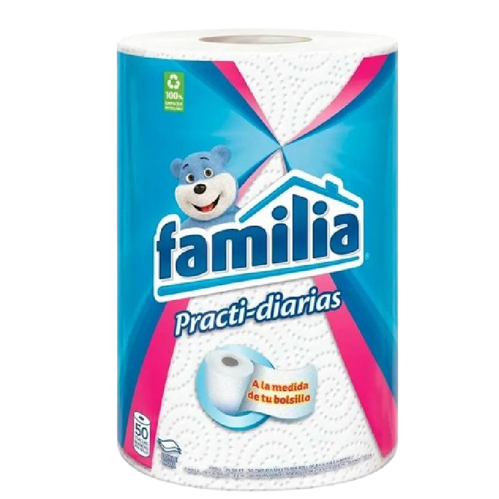 TOALLA COCINA FAMILIA 50U PRACTIDIARIAS