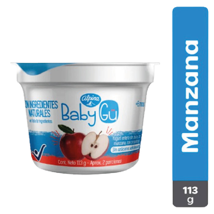 YOGURT BABYGU 113G MANZANA