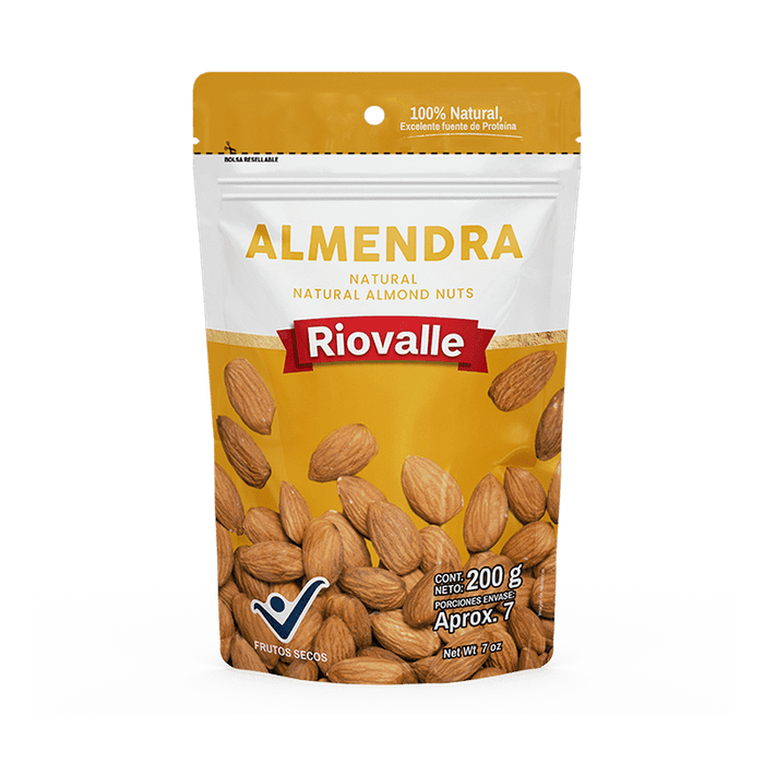 ALMENDRA NATURAL RIOVALLE 200G