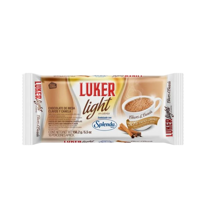 CHOCOLATE LUKER 156.6G LIGHT SPLENDA C/C