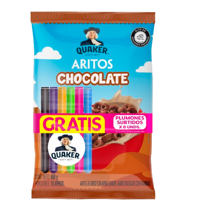 CEREAL QUAKER 460G ARITOS CHOCOLATE