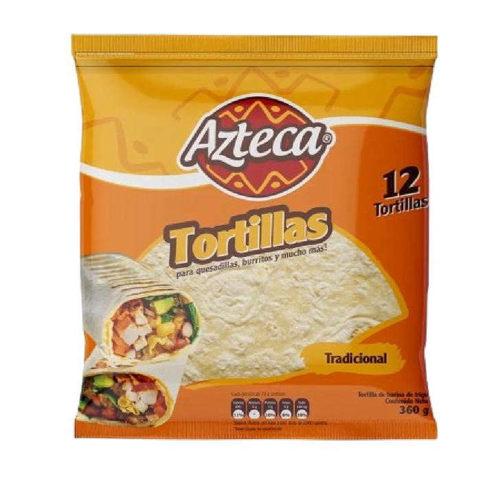 TORTILLA HARINA AZTECA 12U 360G