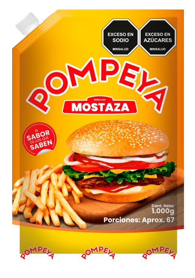 MOSTAZA POMPEYA 1000G BOLSA