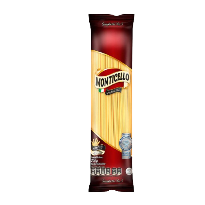 PASTA MONTICELLO 250G SPAGUETTI