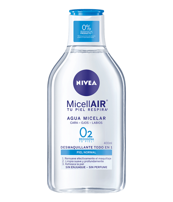 AGUA MICELAR NIVEA PIEL NORMAL 400ML