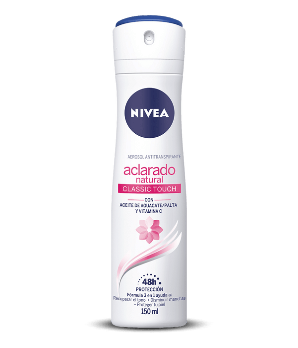 DESODORANTE NIVEA 150G SPRAY ACLARA/N