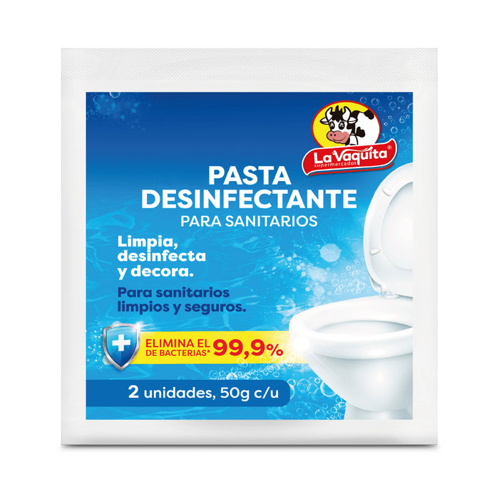 Pasta Desinfectante Sanitario La Vaquita 2 Und 100g