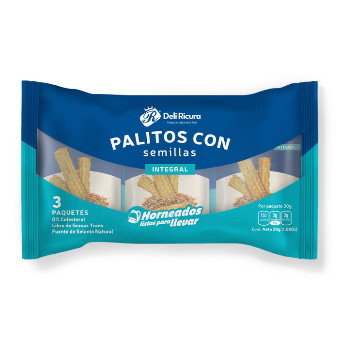 PALITOS CON SEMILLA 90GR DELIRICURA