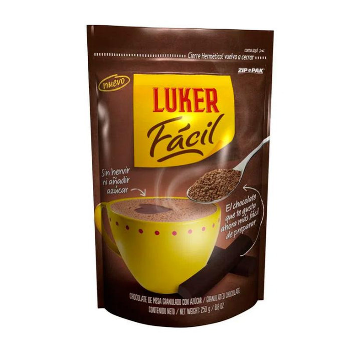 CHOCOLATE LUKER FACIL 250G C/AZUCAR