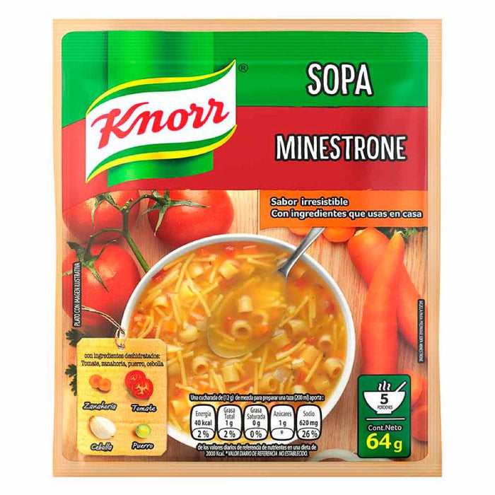 SOPA KNORR 64G MINESTRONE