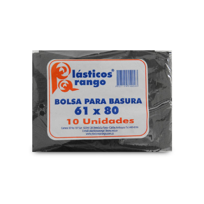 BOLSA BASURA 61X80 10 UNIDADES