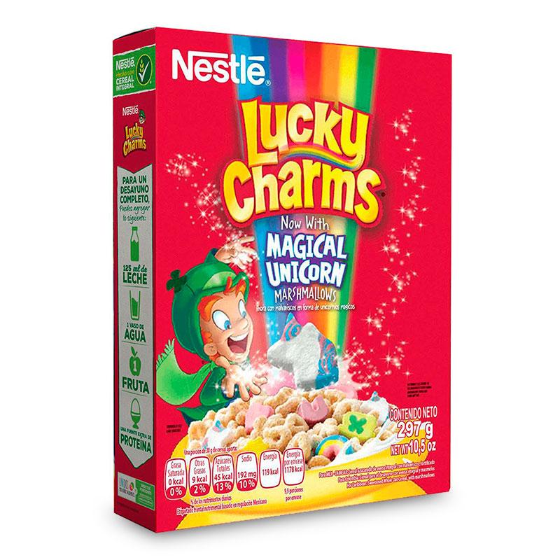 Caja De Cereal Lucky Charms Con Malvaviscos De Unicornios, General