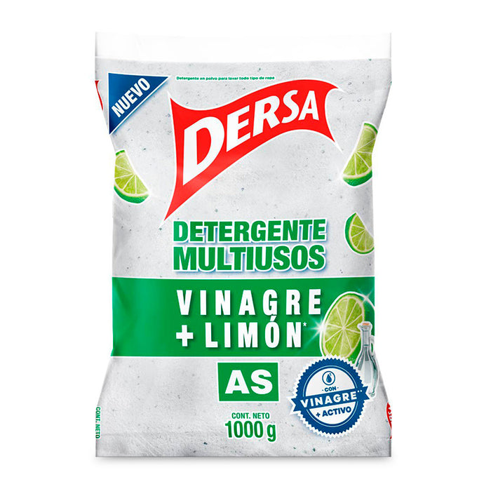 DETERGENTE DERSA 1000G VINAGRE Y LIMON