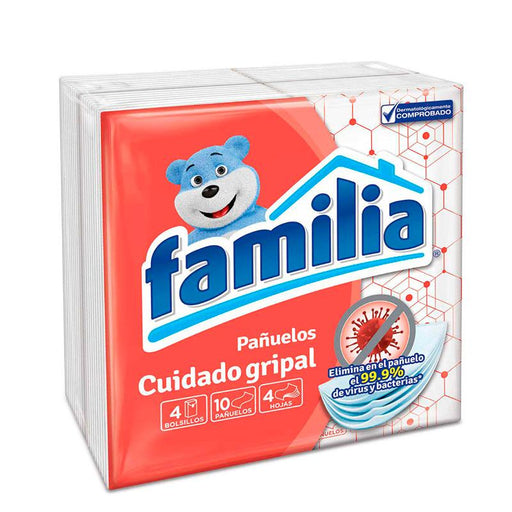 PANUELO FACIAL FAMILIA 4X10U BOLS OFERTA